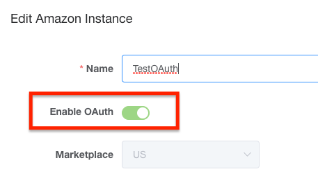Enable Oauth